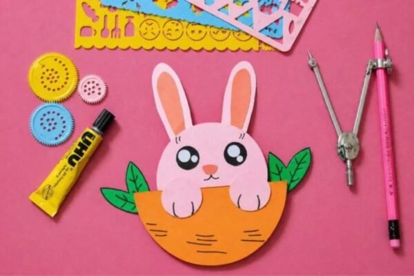 How to Make a Cute Bunny Craft With Paper