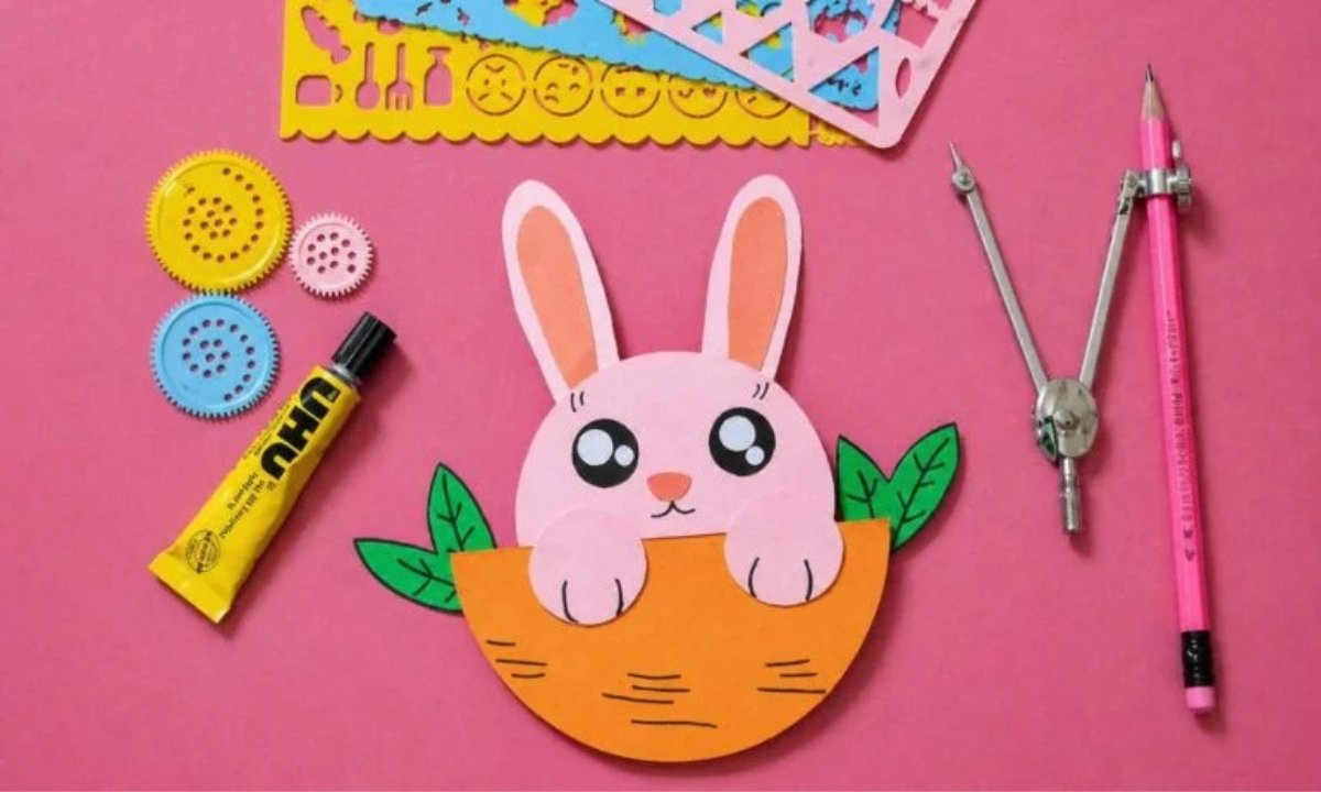How to Make a Cute Bunny Craft With Paper
