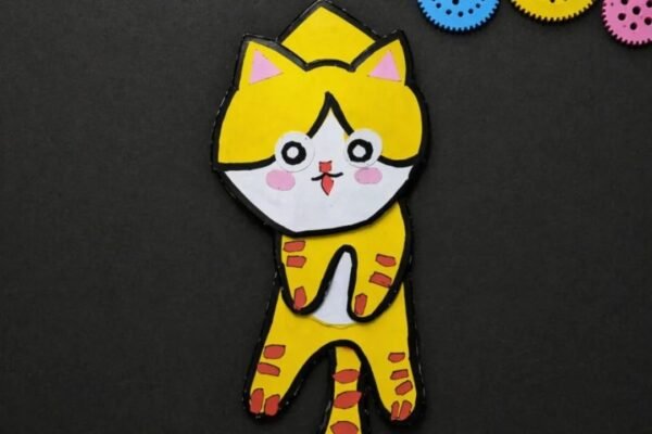 How to Make Fun Cat Craft with Paper