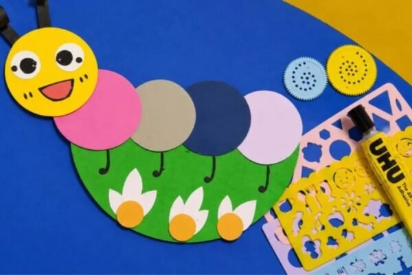 Caterpillar Paper Craft Idea for Fun and Easy Kids Activity