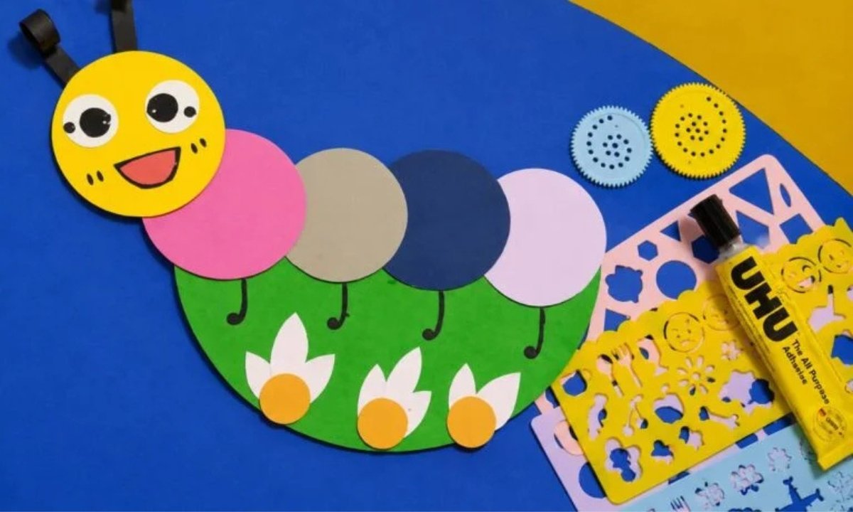 Caterpillar Paper Craft Idea for Fun and Easy Kids Activity