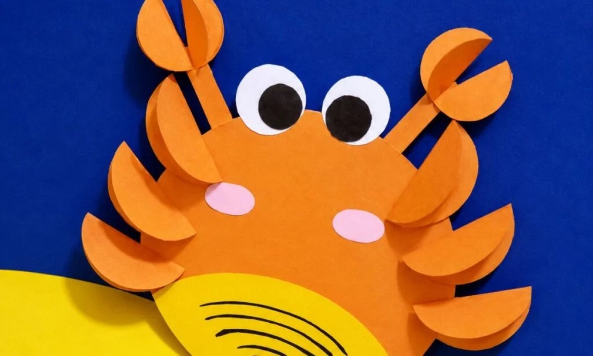 Creative Crab Paper Craft Project for Kids