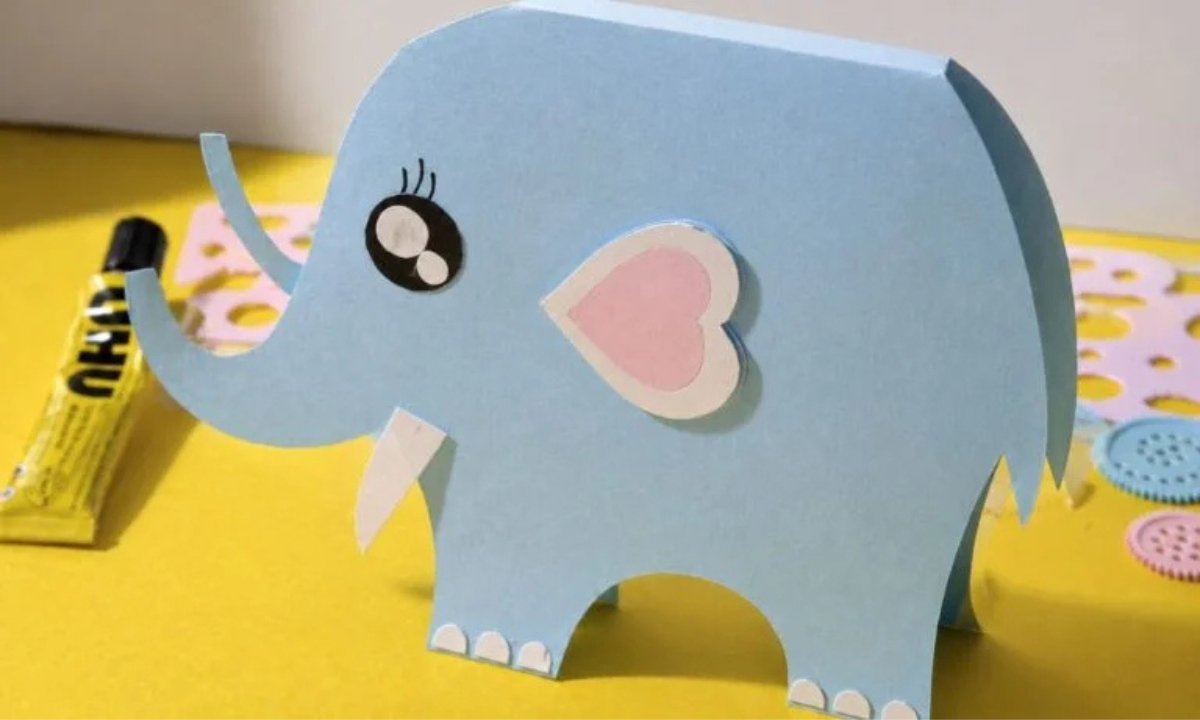 Paper Elephant Craft – Step By Step Tutorial