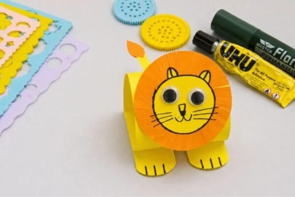 How to Make this Easy Lion Craft With Paper