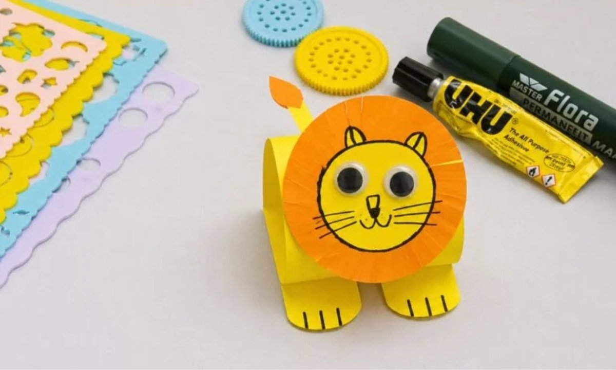How to Make this Easy Lion Craft With Paper
