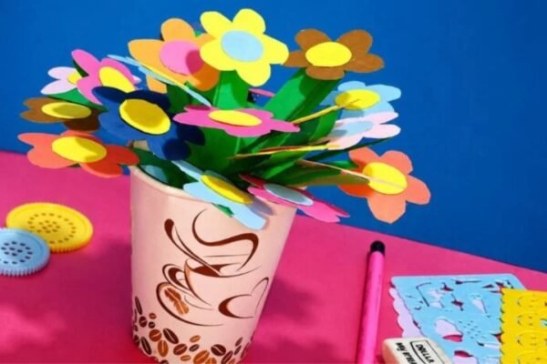How to Make Paper Flower Craft Tutorial