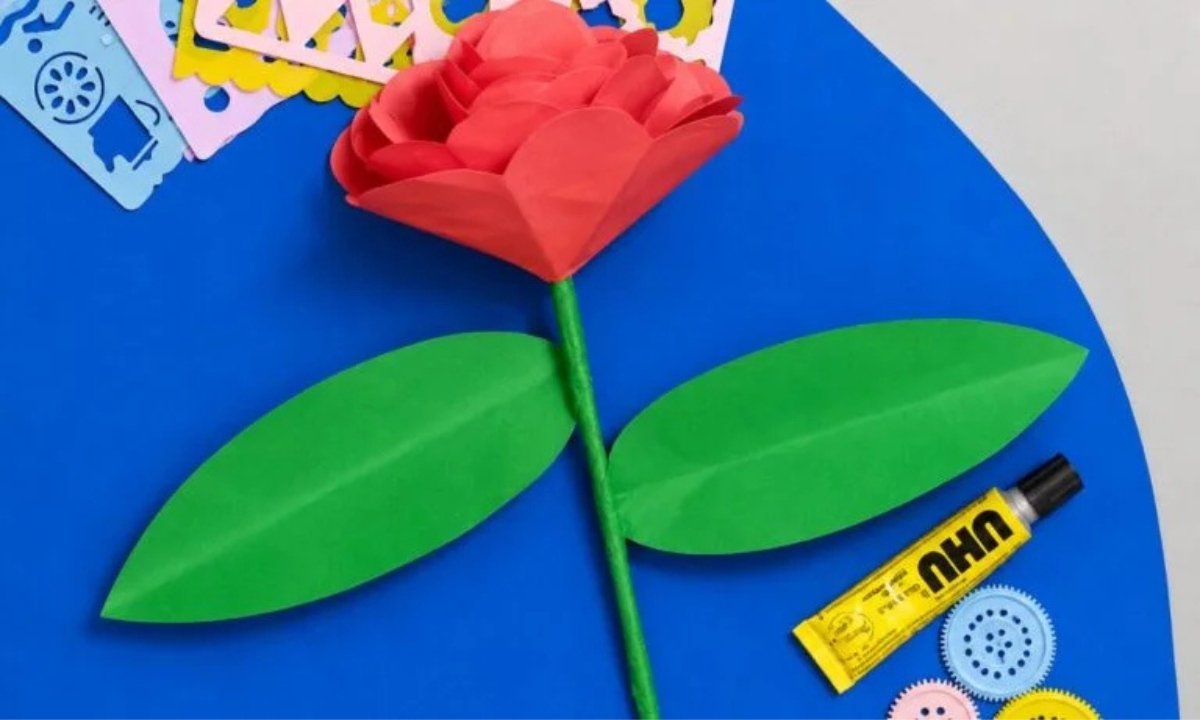 Rose Paper Craft – Easy DIY Tutorial