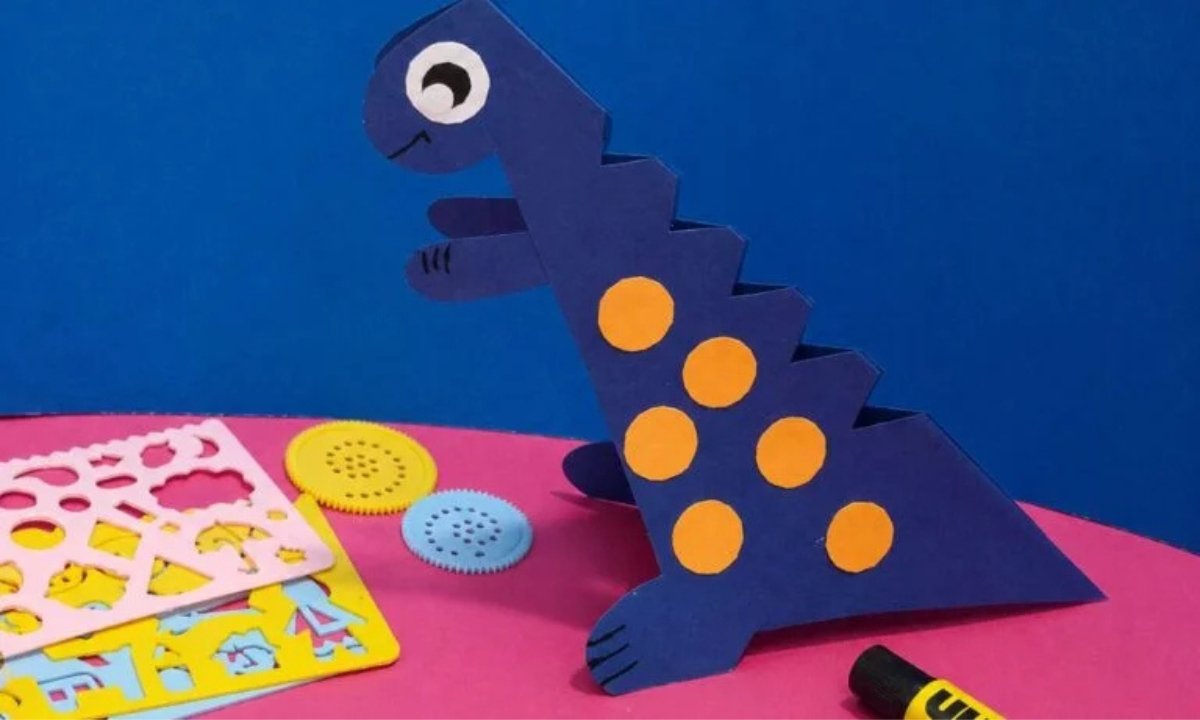 How to Make a Paper Dinosaur – Craft Tutorial