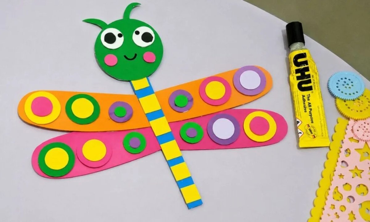 How to Make Dragonfly Paper Craft