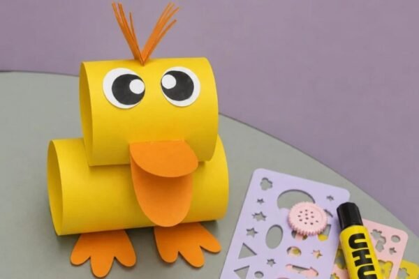 How to Make Duck Craft with Paper