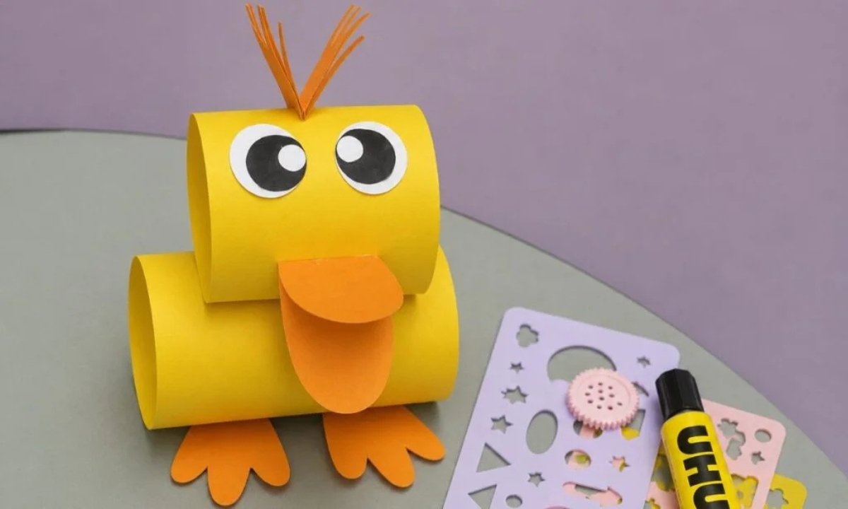 How to Make Duck Craft with Paper