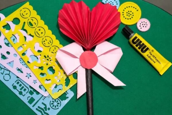 How to Make Heart Paper Craft for Kids