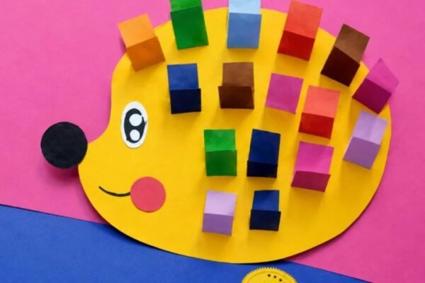 How to Make Hedgehog Craft with Paper