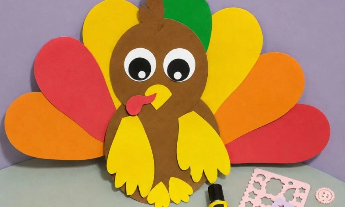 Turkey Paper Craft for Kids