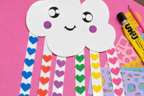 Make Cloud Paper Craft for Kids