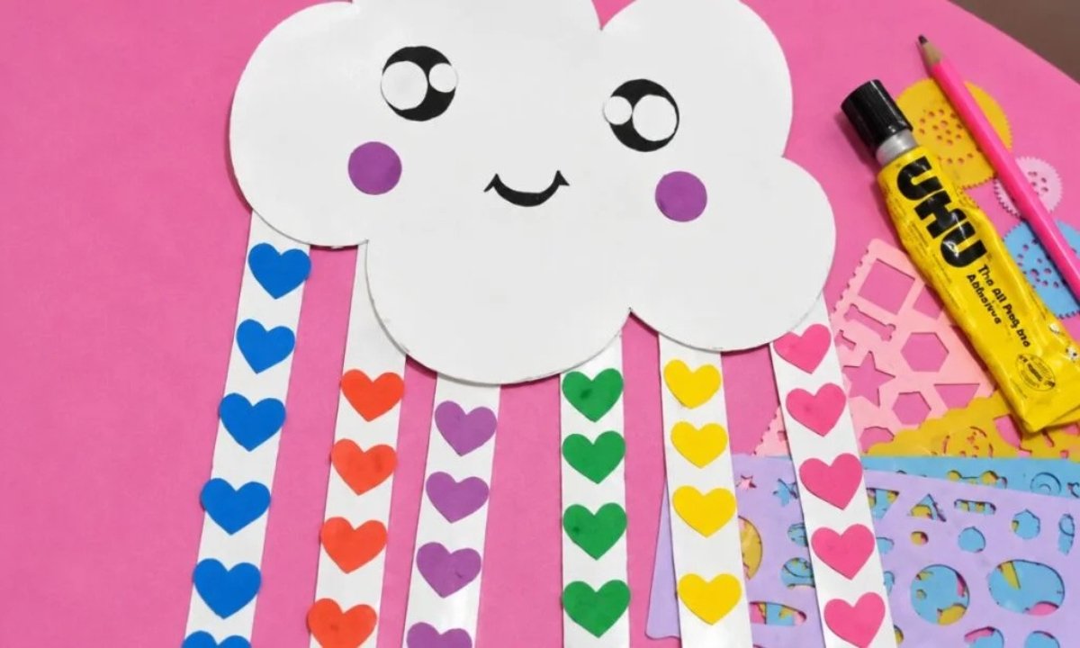 Make Cloud Paper Craft for Kids
