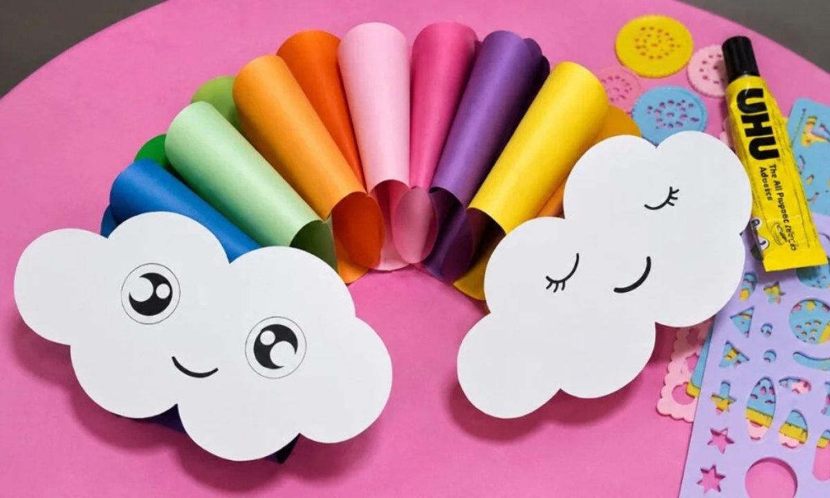 Rainbow Paper Craft for Kids