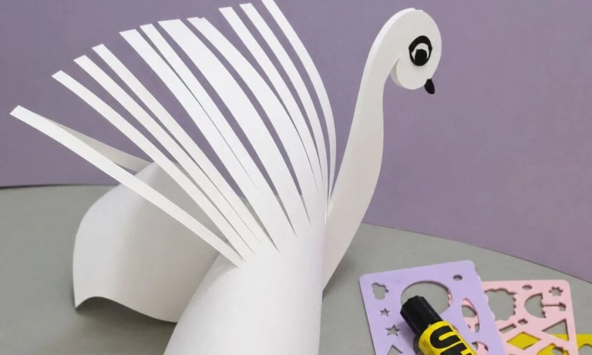 Swan Paper Craft Step By Step